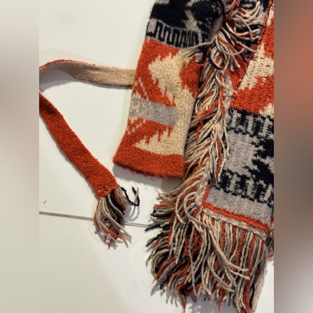 Alanui Aztec Western Style Frayed Jacket - Picture 4 of 14